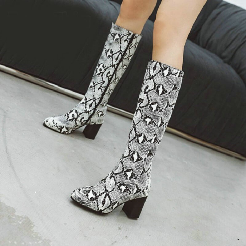 Snake Print Boots Astra - Snake Spirit™